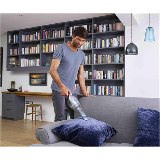 BLACK & DECKER | Vacuum Cleaner | NVC215WA-QW | Cordless operating | 7.2 V | Blue/Gray