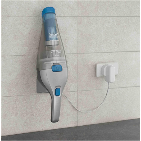 BLACK & DECKER | Vacuum Cleaner | NVC215WA-QW | Cordless operating | 7.2 V | Blue/Gray