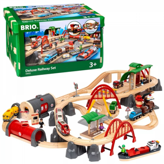 KO | BRIO World Train Set Deluxe Railway Set | 2xLR44