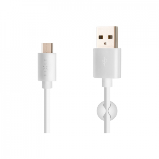 Fixed | Data And Charging Cable With USB/USB-C Connectors | White