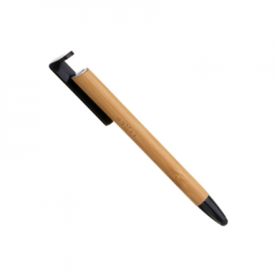 Fixed | Pen With Stylus and Stand | 3 in 1 | Pencil | Stylus for capacitive displays; Stand for phones and tablets | Bamboo
