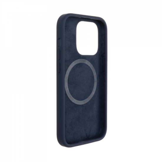 Fixed | MagFlow with MagSafe support | Back cover | Apple | iPhone 14 Pro | Liquid silicon | Blue
