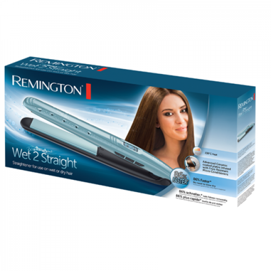 Remington Straightener | S7300 Wet2Straight | Ceramic heating system | Temperature (min) 140 °C | Temperature (max) 230 °C