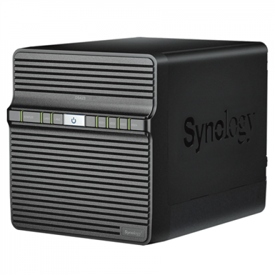 Synology | Tower NAS | DS423 | up to 4 HDD/SSD | Realtek | RTD1619B | Processor frequency 1.7 GHz | 2 GB | DDR4