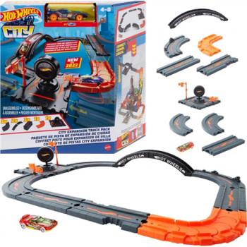 Mattel | Car Track Hot Wheels City Expansion Pack, HDN95 | Plastic