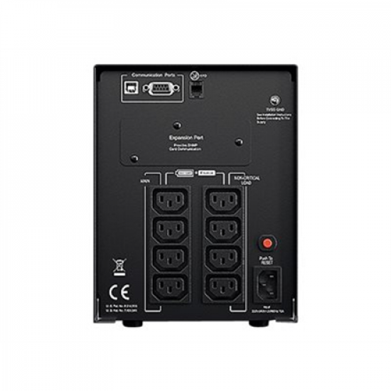 CyberPower | Smart App UPS Systems | PR1000ELCD | 1000 VA | 900 W