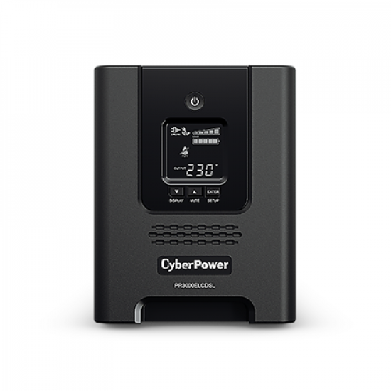 CyberPower | Smart App UPS Systems | PR3000ELCDSL | 3000  VA | 2700  W