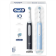 Oral-B | Electric Toothbrush Duo Pack | iO3 Series | Rechargeable | For adults | Number of brush heads included 2 | Number of teeth brushing modes 3 | Matt Black/Ice Blue