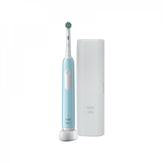 Oral-B | Electric Toothbrush with Travel Case | Pro Series 1 | Rechargeable | For adults | Number of brush heads included 1 | Number of teeth brushing modes 3 | Caribbean Blue