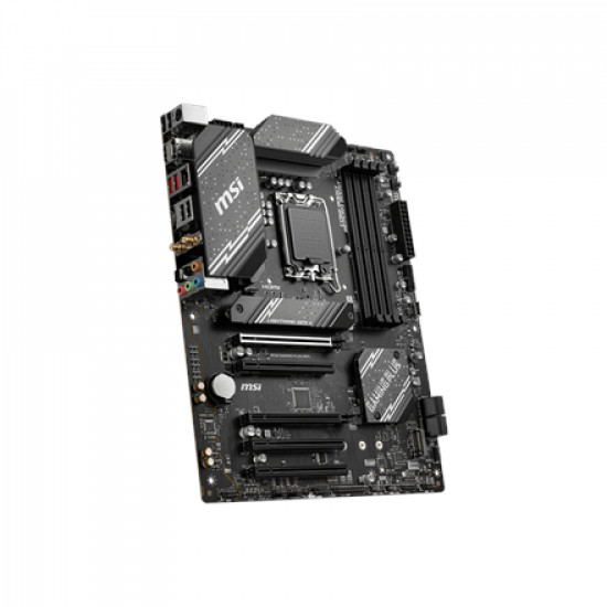 MSI | B760 GAMING PLUS WIFI | Processor family Intel | Processor socket  LGA1700 | DDR5 | Memory slots 4 | Supported hard disk drive interfaces 	SATA, M.2 | Number of SATA connectors 4 | Chipset Intel B760 | ATX