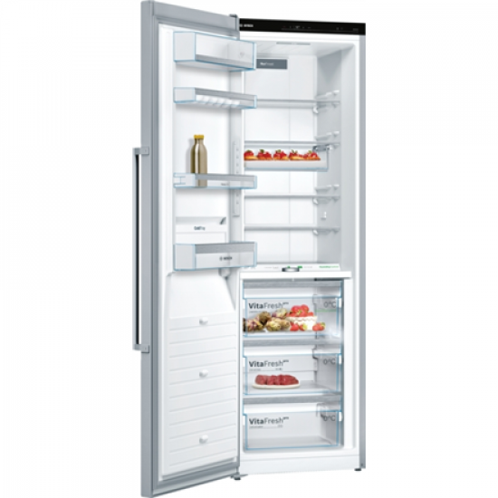 Bosch | Refrigerator | KSF36PIDP Series 8 | Energy efficiency class D | Free standing | Larder | Height 186 cm | No Frost system | Fridge net capacity 309 L | 41 dB | Stainless steel
