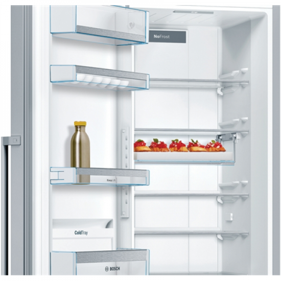 Bosch | Refrigerator | KSF36PIDP Series 8 | Energy efficiency class D | Free standing | Larder | Height 186 cm | No Frost system | Fridge net capacity 309 L | 41 dB | Stainless steel