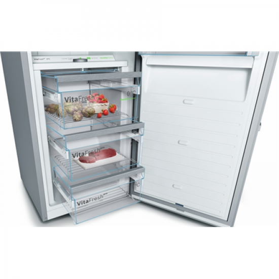 Bosch | Refrigerator | KSF36PIDP Series 8 | Energy efficiency class D | Free standing | Larder | Height 186 cm | No Frost system | Fridge net capacity 309 L | 41 dB | Stainless steel