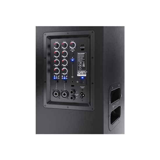 Sharp SumoBox CP-LS100 High Performance Portable Speaker | Sharp | Portable Speaker | SUMOBOX CP-LS100 High Performance | 120 W | Bluetooth | Black | Portable | Wireless connection