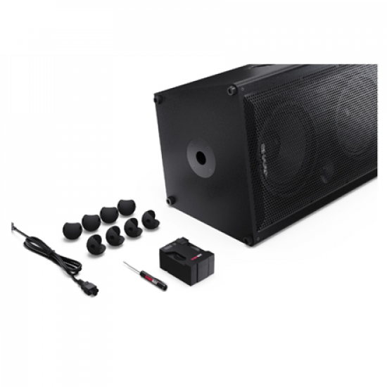 Sharp SumoBox CP-LS200 High Performance Portable Speaker | Sharp | Portable Speaker | SUMOBOX Pro CP-LS200 High Performance | 200 W | Waterproof | Bluetooth | Black | Portable | Wireless connection