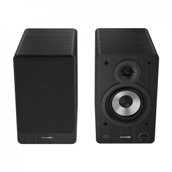 Sharp CP-SS30 Bookshelf Speakers, Black | Sharp | Speakers | CP-SS30(BK) Bookshelf | 60 W | Bluetooth | Black | Wireless connection