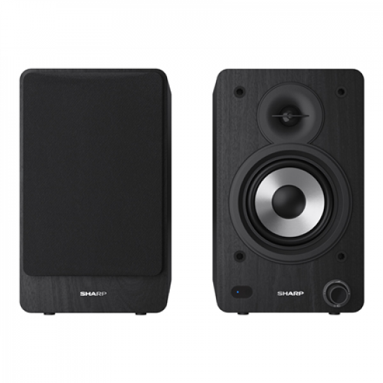 Sharp CP-SS30 Bookshelf Speakers, Black | Sharp | Speakers | CP-SS30(BK) Bookshelf | 60 W | Bluetooth | Black | Wireless connection