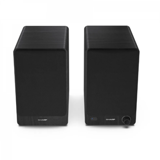 Sharp CP-SS30 Bookshelf Speakers, Black | Sharp | Speakers | CP-SS30(BK) Bookshelf | 60 W | Bluetooth | Black | Wireless connection