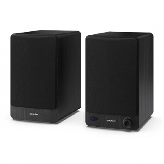 Sharp CP-SS30 Bookshelf Speakers, Black | Sharp | Speakers | CP-SS30(BK) Bookshelf | 60 W | Bluetooth | Black | Wireless connection