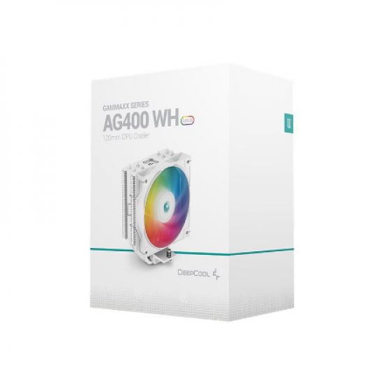 Deepcool | AG400 WH ARGB | Intel, AMD | CPU Air Cooler