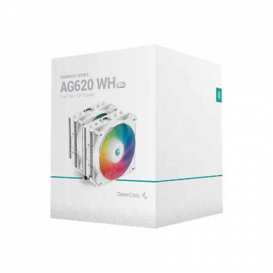 Deepcool | CPU Cooler | AG620 WH ARGB | Intel, AMD