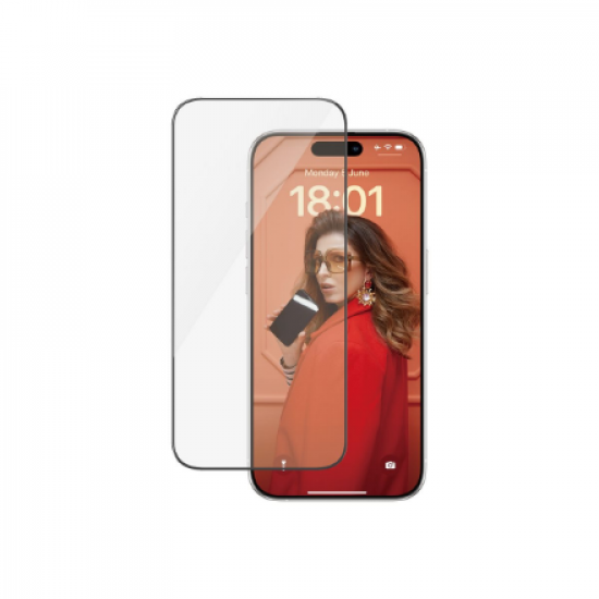 PanzerGlass | Screen protector | Apple | iPhone 15 Pro | Glass | Clear | Easy installation; Fingerprint resistant; Anti-yellowing | Ultra-Wide Fit