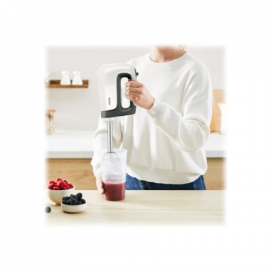 TEFAL | Hand Mixer | PrepMix+ HT462138 | Hand Mixer | 500 W | Number of speeds 5 | Turbo mode | White