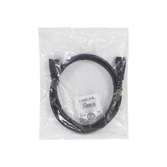 Logilink | HDMI Cable Type A Male - HDMI Type A Female | CH0056 | HDMI Type A Female | HDMI Type A Male | HDMI to HDMI | 2 m