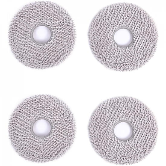Ecovacs | Washable Improved Mopping Pads for OZMO Turbo Mopping Systems of X1 OMNI/X1 TURBO/T10 TURBO/ T20 OMNI/X2 OMNI | D-WP04-0012 | 4 pc(s)
