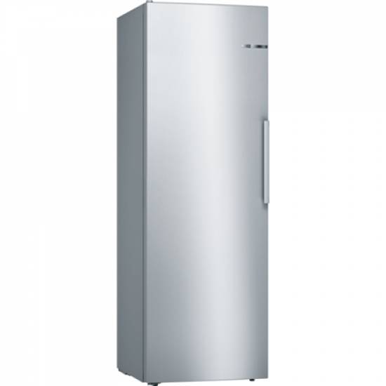 Bosch | Refrigerator | KSV33VLEP | Energy efficiency class E | Free standing | Larder | Height 176 cm | 39 dB | Stainless Steel