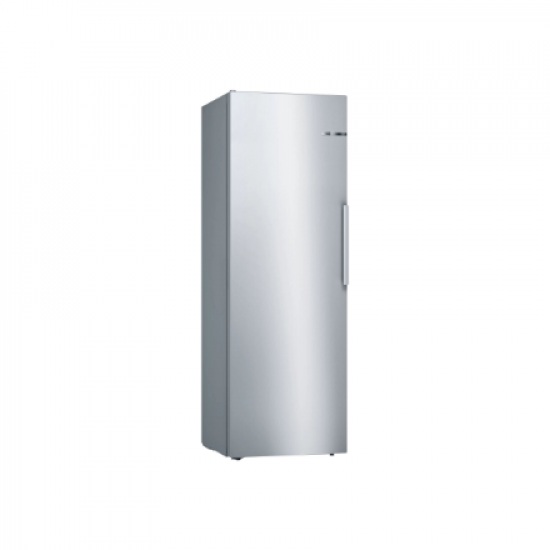 Bosch | Refrigerator | KSV33VLEP | Energy efficiency class E | Free standing | Larder | Height 176 cm | 39 dB | Stainless Steel