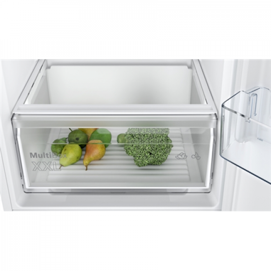 Bosch | Refrigerator | KIN86NSE0 | Energy efficiency class E | Built-in | Combi | Height 177.2 cm | No Frost system | Fridge net capacity 184 L | Freezer net capacity 76 L | 35 dB | White