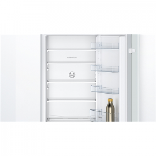 Bosch | Refrigerator | KIV87NSE0 | Energy efficiency class E | Built-in | Combi | Height 177.2 cm | Fridge net capacity 200 L | Freezer net capacity 70 L | 35 dB | White
