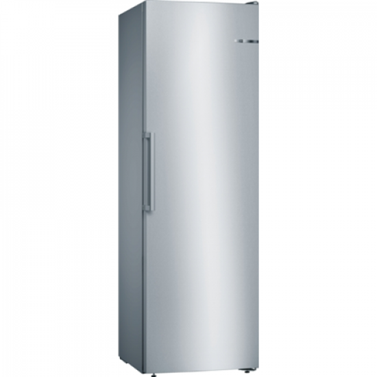 Bosch | Freezer | GSN36VLEP | Energy efficiency class E | Upright | Free standing | Height 186 cm | Total net capacity 242 L | No Frost system | Stainless Steel