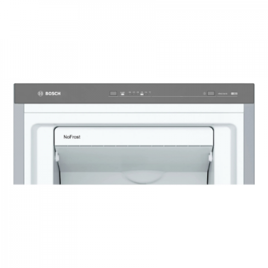 Bosch | Freezer | GSN36VLEP | Energy efficiency class E | Upright | Free standing | Height 186 cm | Total net capacity 242 L | No Frost system | Stainless Steel
