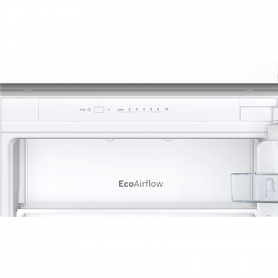 Bosch | Refrigerator | KIV86NSE0 Series 2 | Energy efficiency class E | Built-in | Combi | Height 177.2 cm | Fridge net capacity 183 L | Freezer net capacity 84 L | 35 dB | White