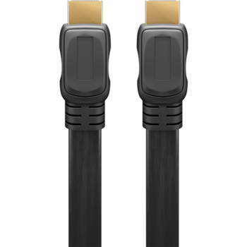 Goobay | High Speed HDMI Flat Cable with Ethernet | 61279 | HDMI male (type A) | HDMI (type A) | HDMI to HDMI | 2 m