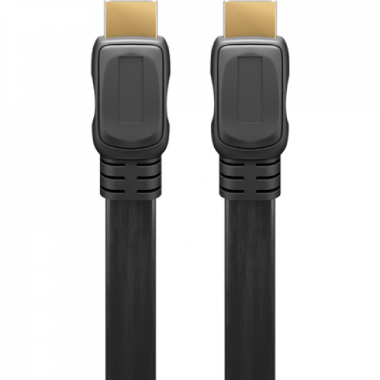 Goobay | High Speed HDMI Flat Cable with Ethernet | 61279 | HDMI male (type A) | HDMI (type A) | HDMI to HDMI | 2 m