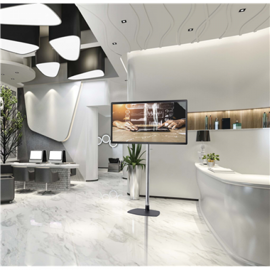 EDBAK | Floor stand | STDV100 | Height adjustment, Tilt | Black