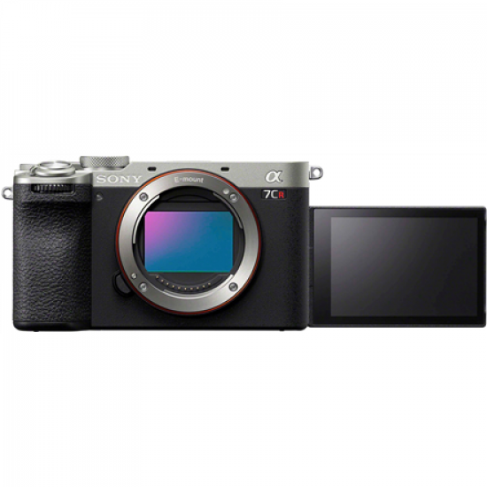 Sony | Full-Frame Camera | Alpha A7CR | Mirrorless Camera body | 61 MP | ISO sensitivity (max) 102400 | Video recording | Wi-Fi | Fast Hybrid AF | Magnification 0.70 x | Viewfinder | CMOS | Silver