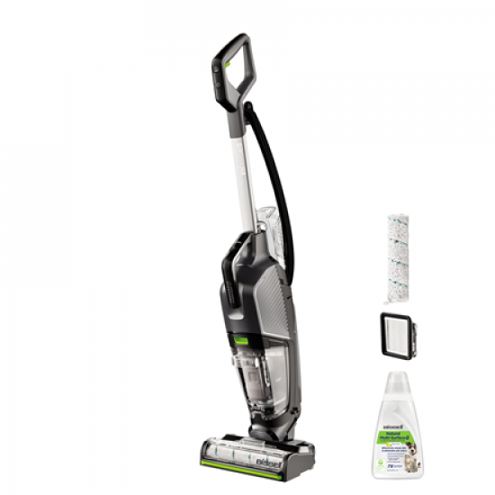 Bissell | All-in one Multi-Surface Cleaner | 3527N Crosswave HydroSteam Pet Select | Corded operating | Washing function | 1100 W | N/A V | Titanium/Black/Silver/Lime