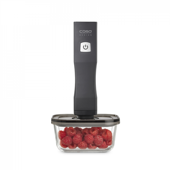 Caso | Glass Vacuum Containers with Plastic Lid (2 pcs) | VacuBoxx Eco-Duo S | Transparent