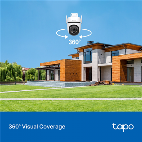 TP-LINK | Pan/Tilt Security Wi-Fi Camera | Tapo C520WS | Dome | 4 MP | 3.18 mm/F1.6 | IP66 | H.264 | MicroSD, up to 512 GB