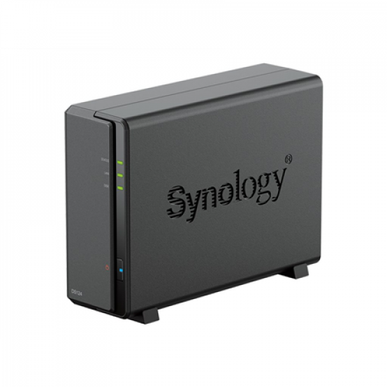 Synology | Tower NAS | DS124 | up to 1 HDD/SSD | Realtek | RTD1619B | Processor frequency 1.7 GHz | 1 GB | DDR4