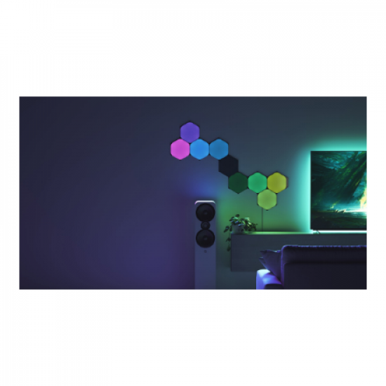 Nanoleaf | Shapes Black Hexagon Expansion pack (3 panels) | 42 W | WiFi