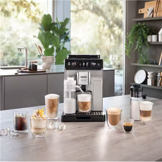 Delonghi | Coffee Maker | Eletta Explore ECAM450.65.S | Pump pressure 19 bar | Built-in milk frother | Automatic | 1450 W | Silver
