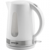 Gorenje | Kettle | K17WE | Electric | 2200 W | 1.7 L | Plastic/Metal | 360° rotational base | White
