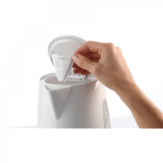Gorenje | Kettle | K17WE | Electric | 2200 W | 1.7 L | Plastic/Metal | 360° rotational base | White