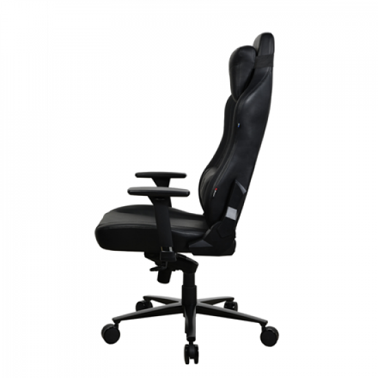 Arozzi Frame material: Metal; Wheel base: Aluminium; Upholstery: Soft PU | Gaming Chairs | Vernazza SoftPU | Pure Black