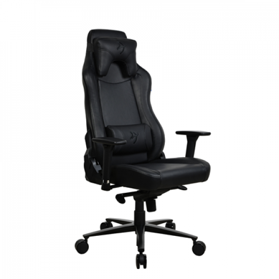 Arozzi Frame material: Metal; Wheel base: Aluminium; Upholstery: Soft PU | Gaming Chairs | Vernazza SoftPU | Pure Black